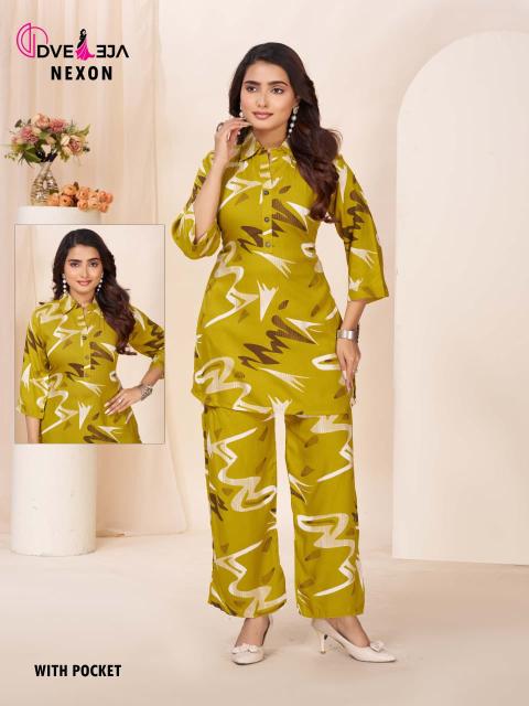 Dveeja nexon co ord set for women wholesale